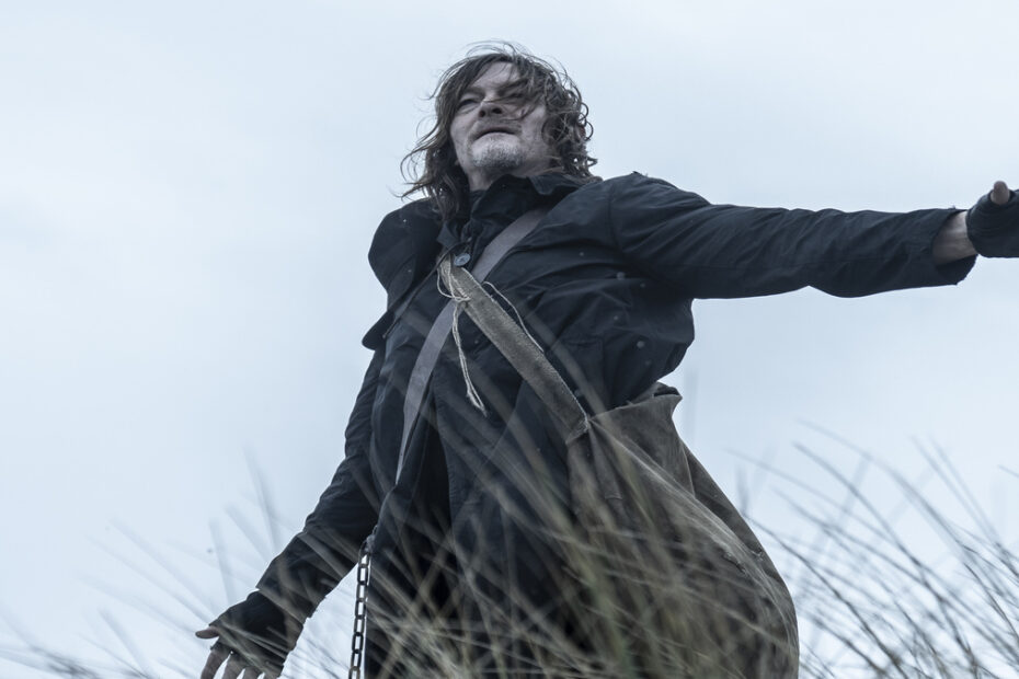 Una scena del finale di The Walking Dead-Daryl Dixon