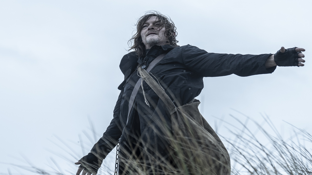 Una scena del finale di The Walking Dead-Daryl Dixon