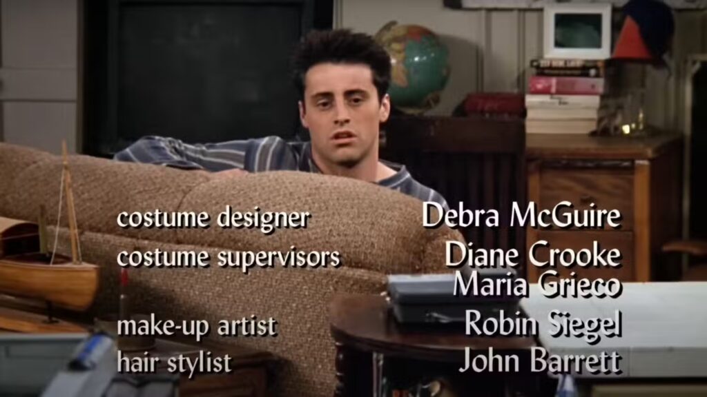 Joey Tribbiani un blooper di Friends