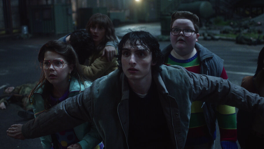 Una scena di Stranger Things