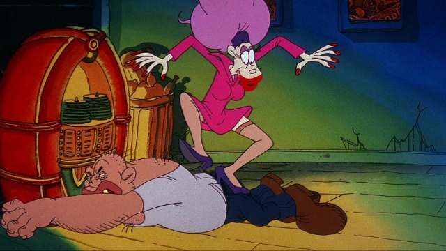 Una scena tratta da Heavy Traffic