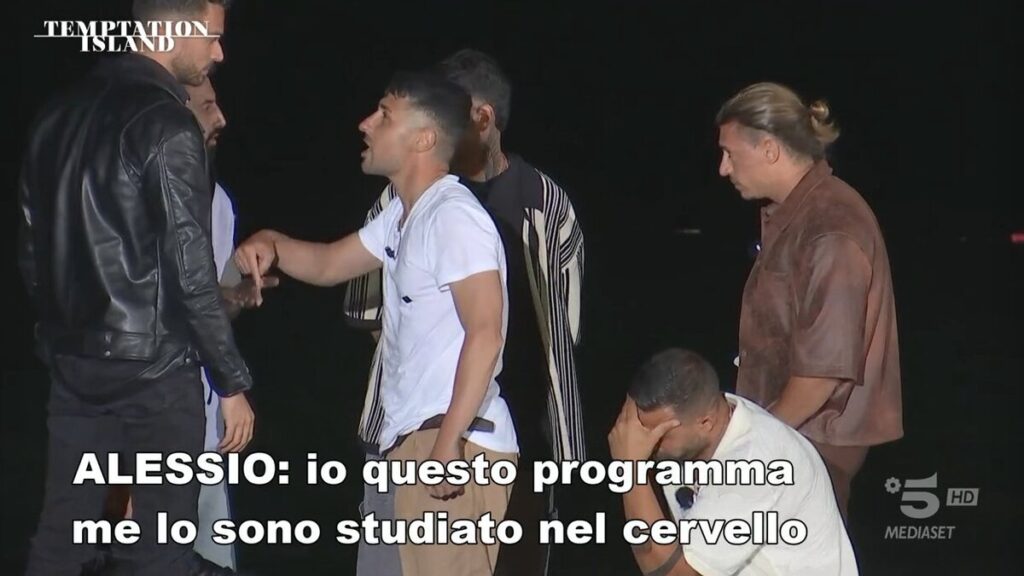 Alessio nella prima puntata di Temptation Island 2025