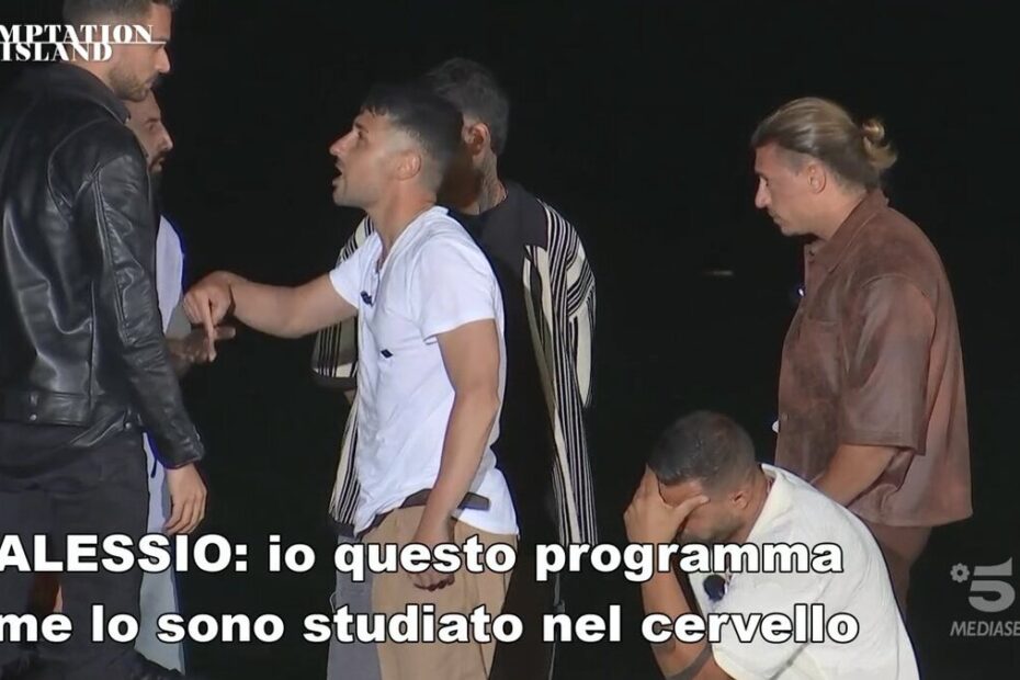 Alessio nella prima puntata di Temptation Island 2025