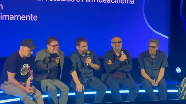Pietro Sermonti, Corrado Guzzanti, Giacomo Ciarrapico, Luca Vendruscolo e Pif