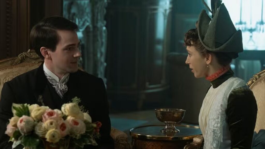 Billy Carlton e Gladys in una scena di The Gilded Age 3x02