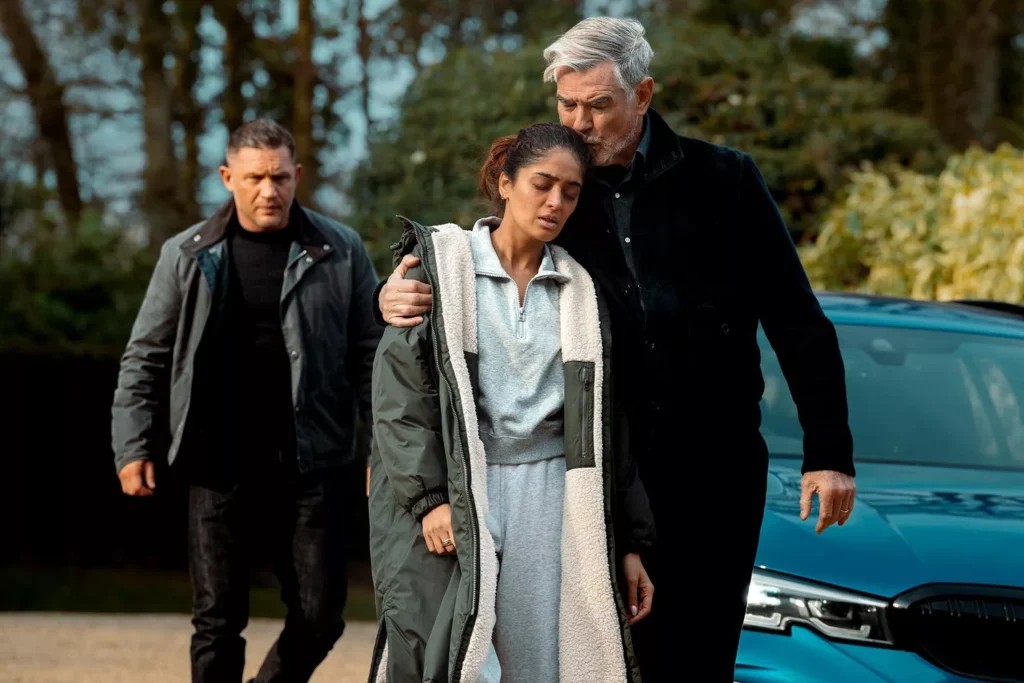 Seraphina torna a casa dopo essere scampata alla morte in MobLand 1x08