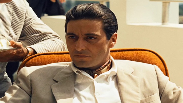 Al Pacino in una scena de Il padrino parte II