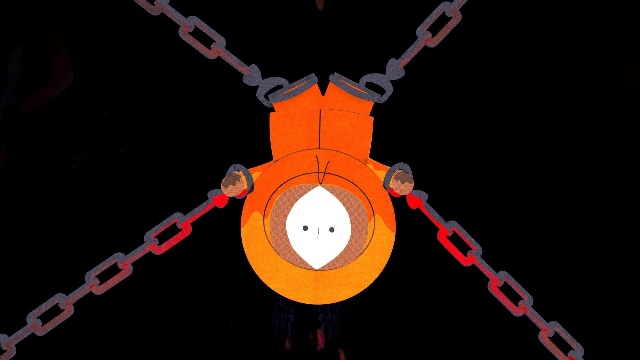 Kenny in una scena del film di South Park