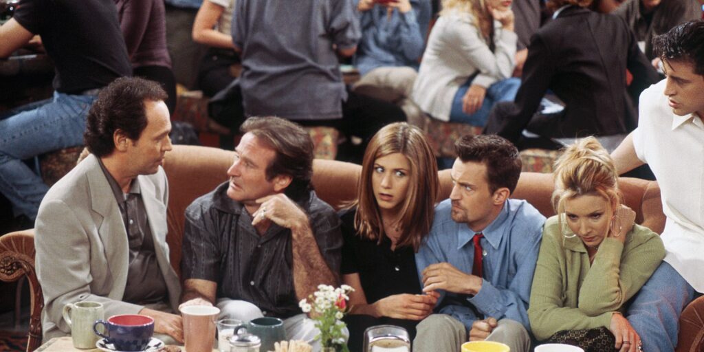 Una scena di friends, una delle migliori Serie Tv da vedere