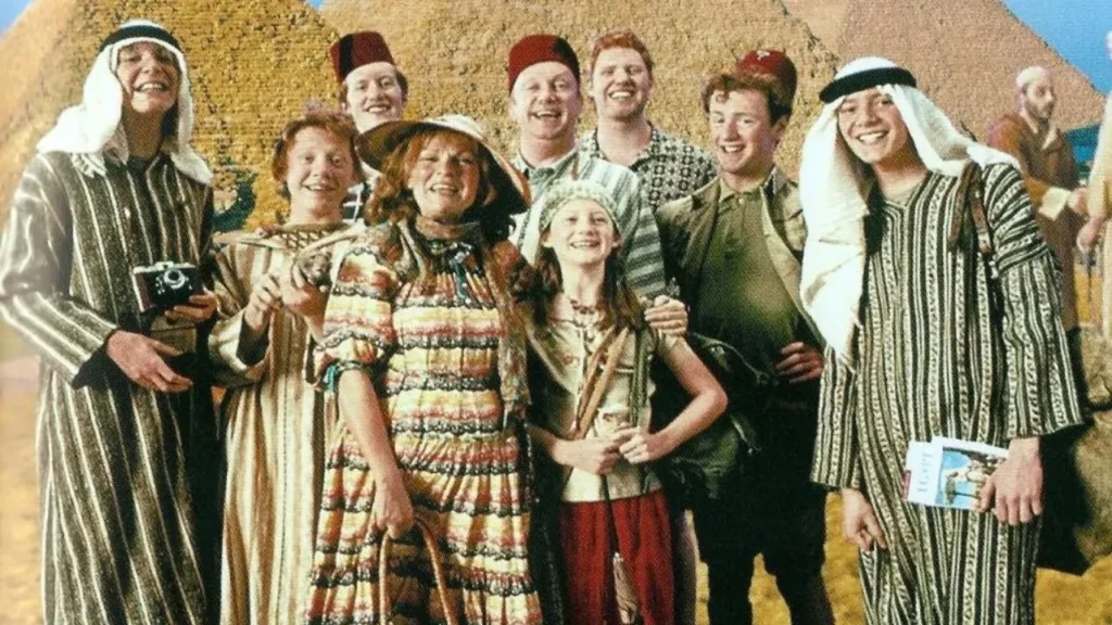 La famiglia Weasley al completo