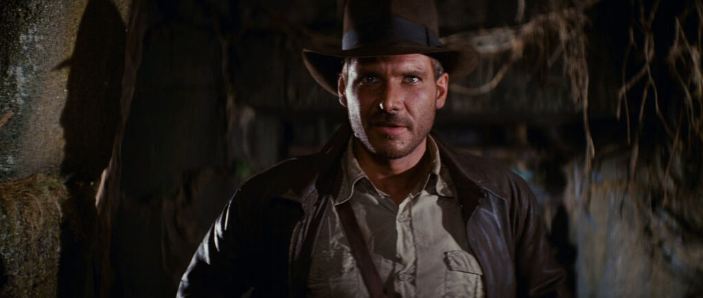 Harrison Ford in una scena di Indiana Jones, una delle saghe cinematografiche più famose al mondo