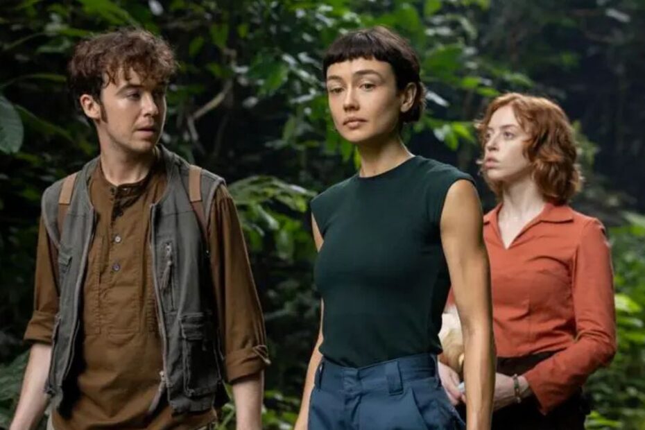 Joe, Wendy e Nibs durante la fuga in Alien: Pianeta Terra 1x07