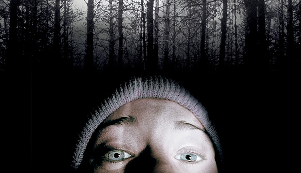 Heather in una scena di The Blair Witch Project