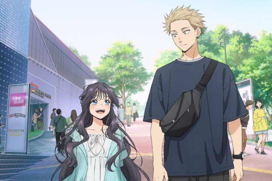 i due protagonisti di The Fragrant Flower Blooms with Dignity