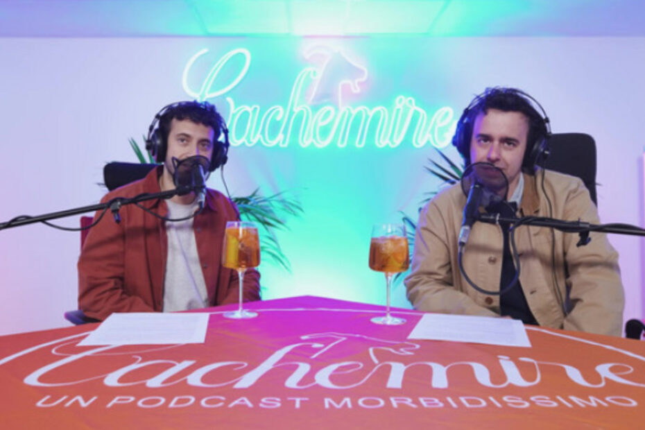 Luca Ravenna ed Edoardo Ferrario in una puntata di Cachemire