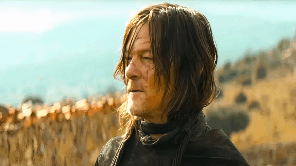 Daryl in una scena di The Walking Dead: Daryl Dixon 3