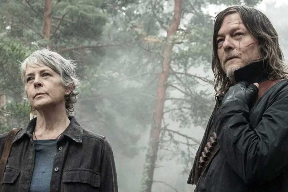 Daryl e Carol in una scena di The Walking Dead: Daryl Dixon 3