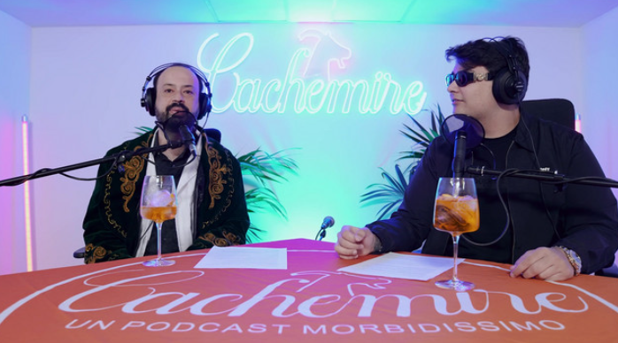 Carmelo Avanzato e Tahir Hussain in una particolare puntata di Cachemire