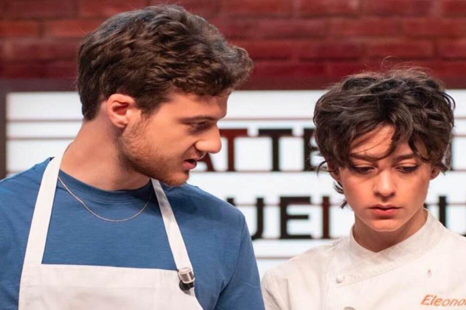 Niccolò ed Eleonora durante la loro esperienza a MasterChef