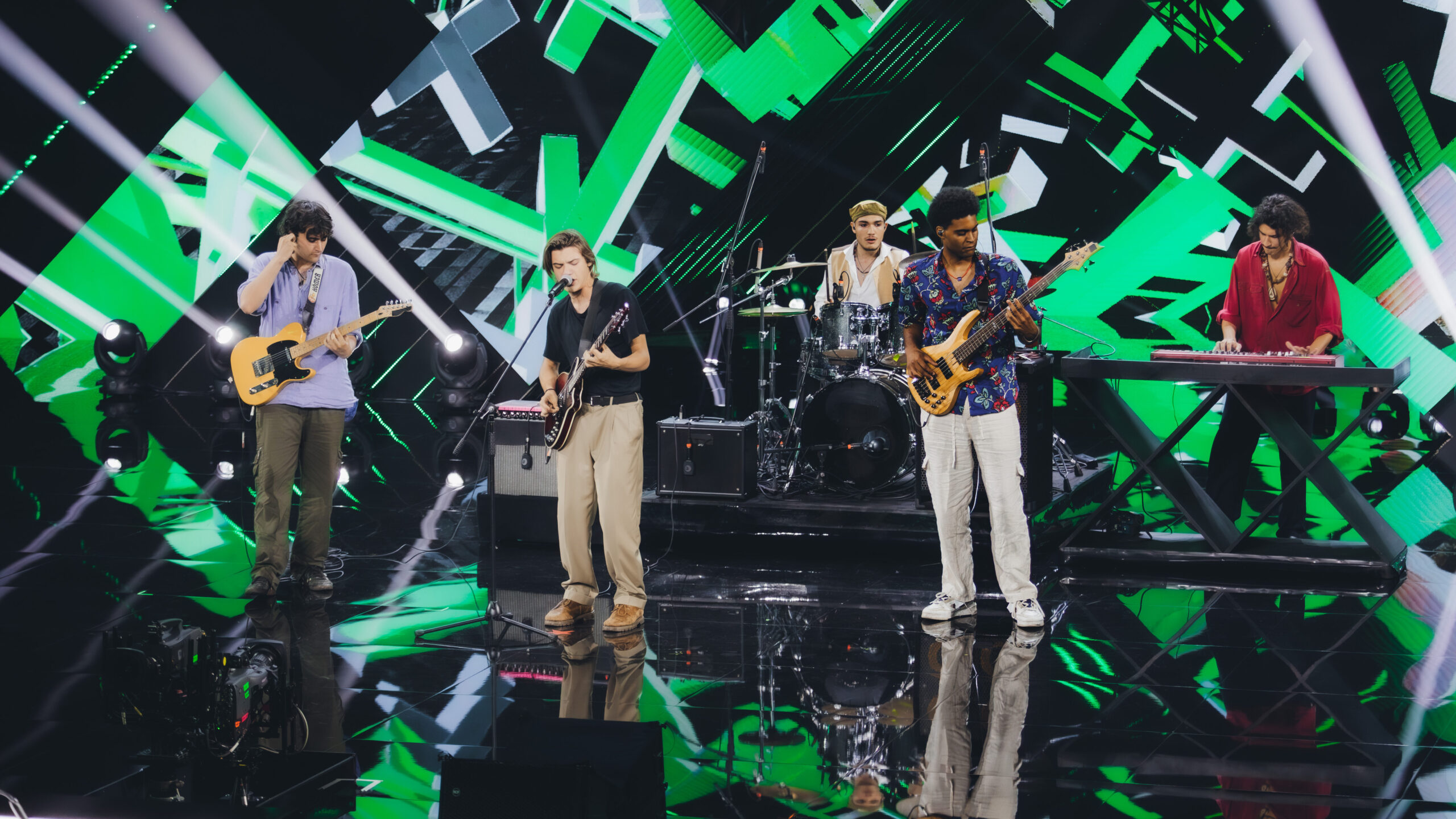 Gli Abat-jour ai bootcamp di X Factor 2025 - Immagini concesse da Sky Italia