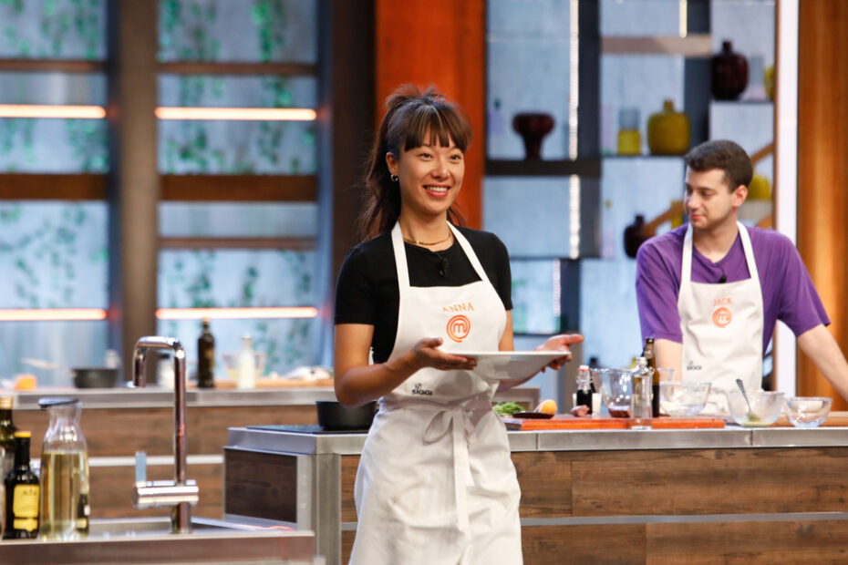 Anna Zhang in una puntata di MasterChef