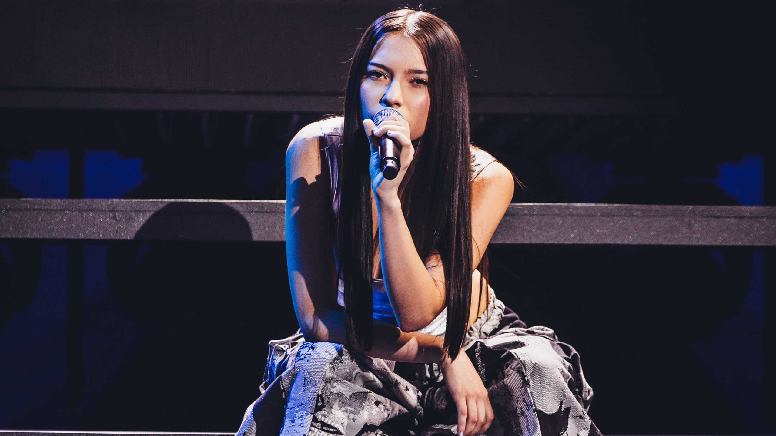 Mayu al secondo live di X Factor 2025 - Immagini concesse da Sky Italia