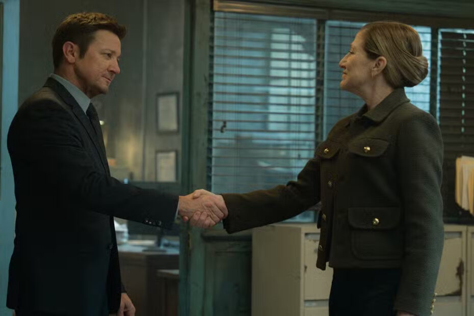 Mike in contra per la prima volta la nuova direttrice della prigione cercando subito di imporsi, in Mayor of Kingstown 4