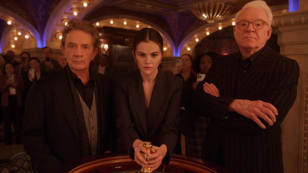 Il trio vestito di nero in Only Murders in the Building 5x10