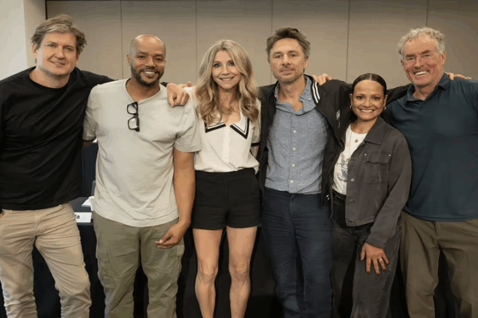 Il cast di Scrubs pronto per le riprese del revival