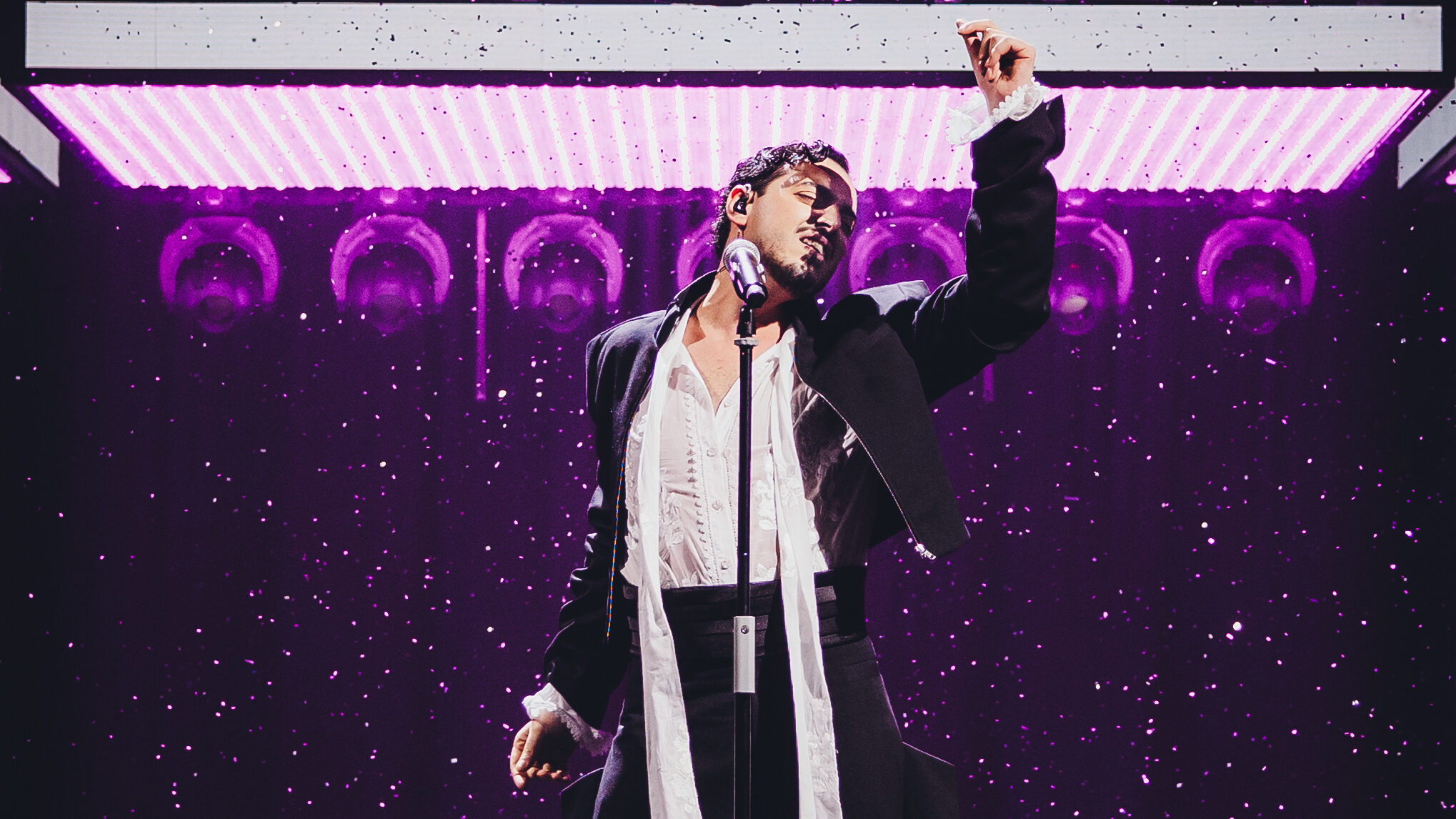 Viscardi al secondo live show di X Factor 2025 - Immagini concesse da Sky Italia