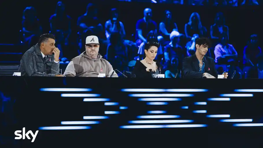 I giudici ai Bootcamp di X Factor 2025 - Immagini concesse da Sky Italia