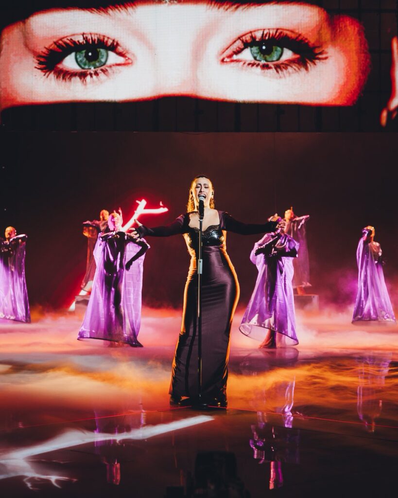 delia alla semifinale di X Factor 2025 - Immagini concesse da Sky Italia