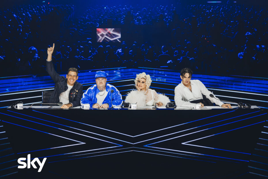 I giudici al terzo live show di X Factor 2025 - Credits: Sky Italia