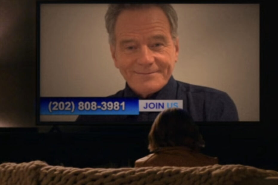 Bryan Cranston nel video promozionale di Pluribus