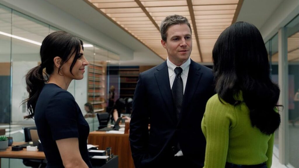 Una scena di Suits LA, una delle Peggiori Serie Tv dell'ultimo periodo