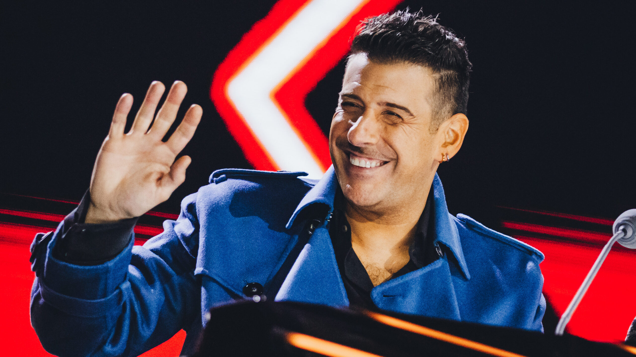 Francesco Gabbani alla finale di X Factor 2025 - Immagini concesse da Sky Italia