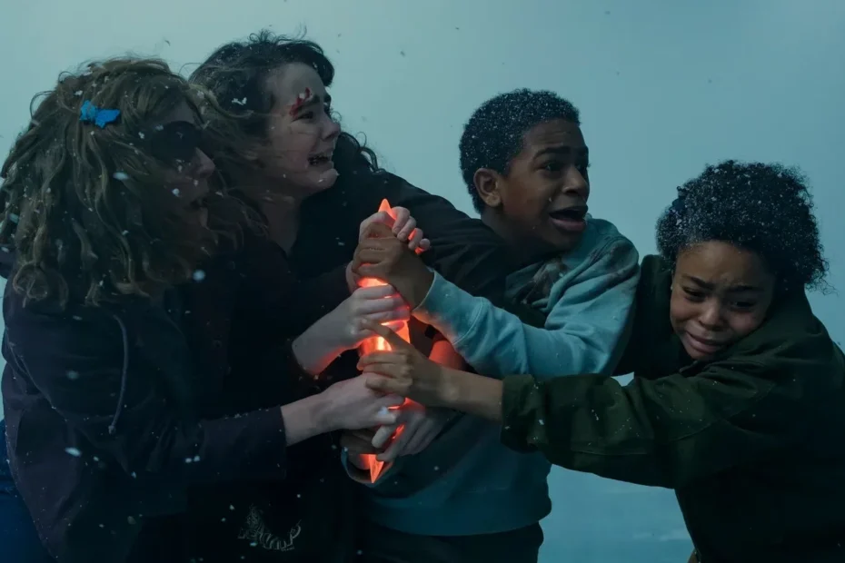 Il Club dei Perdenti della prima stagione di Bill Skarsgård é Pennywise nel finale di IT: Welcome to Derry - Credits: HBO