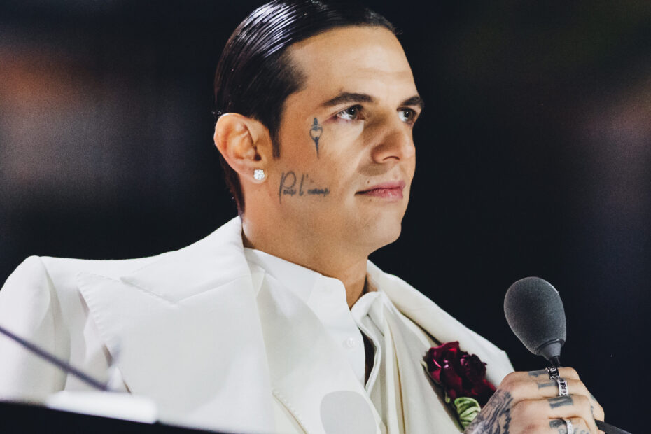 Achille Lauro alla finale di X Factor 2025 - Immagini concesse da Sky Italia