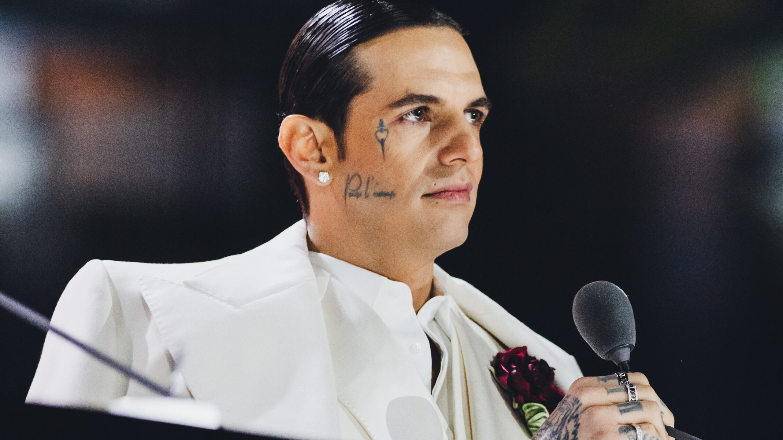 Achille Lauro alla finale di X Factor 2025 - Immagini concesse da Sky Italia