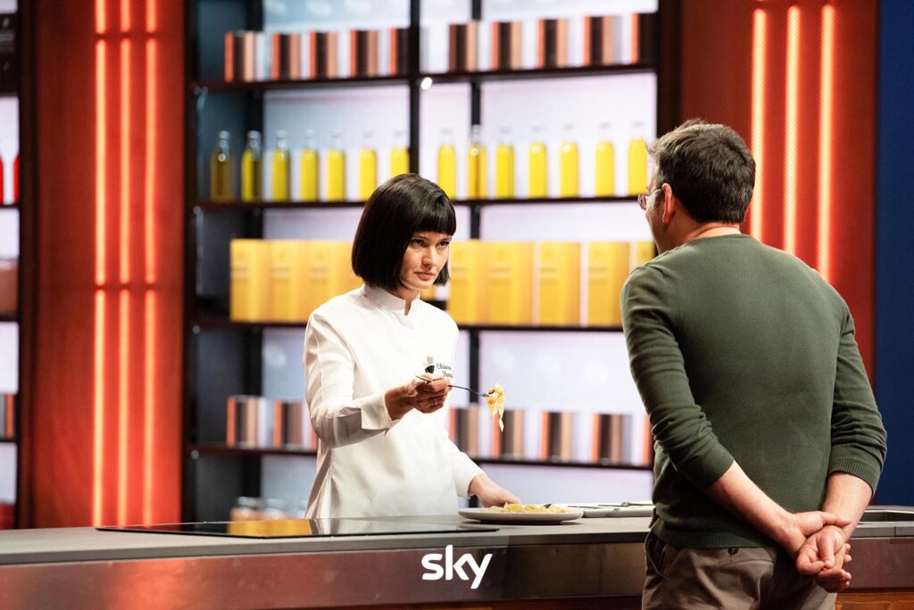 Chiara Pavan ai primi Live Cooking di MasterChef 15 - Immagini concesse da Sky Italia
