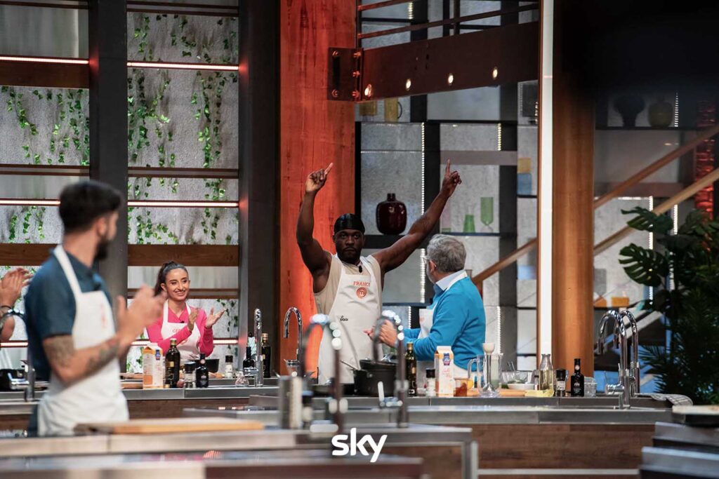 Franco nella MasterClass di MasterChef 15 - Immagini concesse da Sky Italia