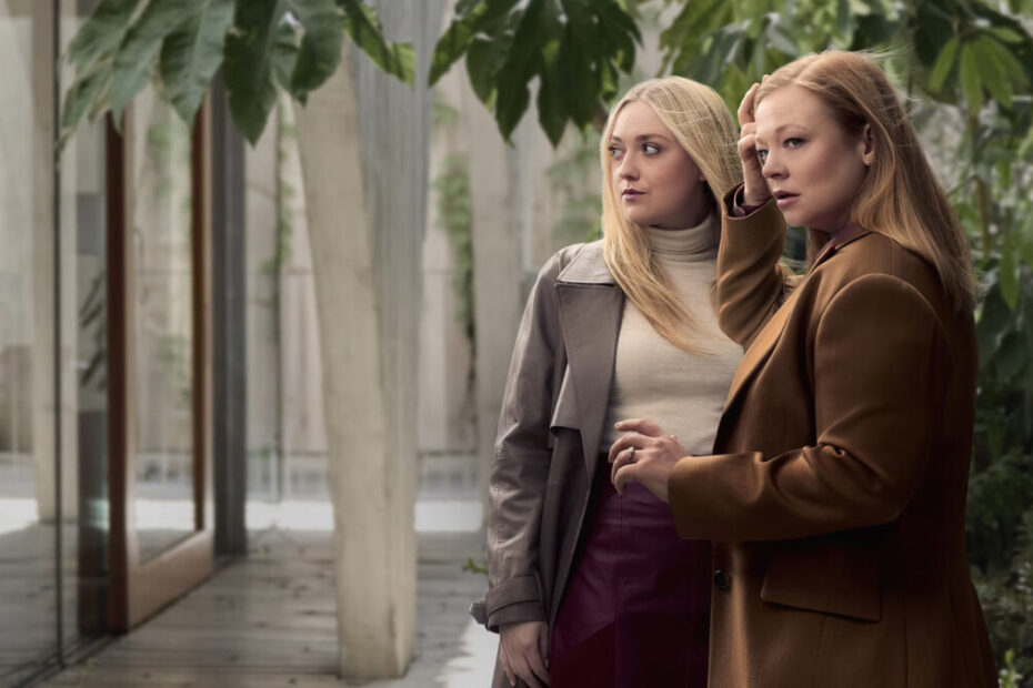 Sarah Snoke e Dakota Fanning in una scena di All Her Fault, una delle migliori miniserie del 2025