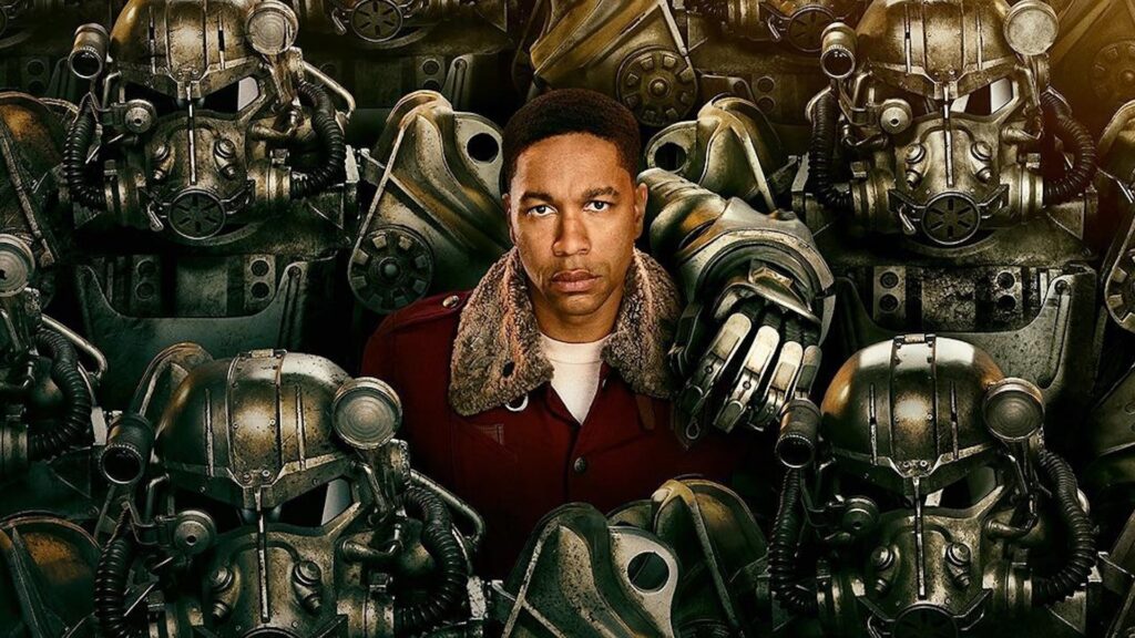 Maximus con i cavalieri della Fratellanza nella seconda stagione di Fallout