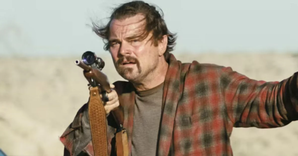 Leonardo DiCaprio in una scena di One Battle After Another, uno dei migliori film del 2025