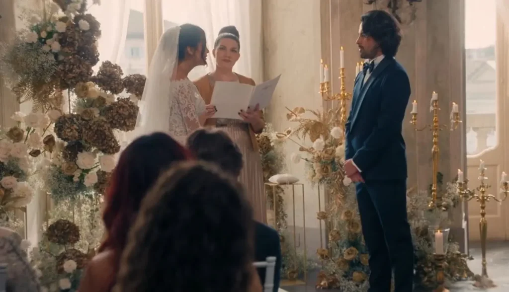  Nicola e Karen in una scena di L'Amore è Cieco: Italia