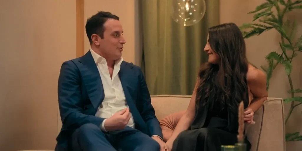 Davide e Ludovica in una scena de L'Amore è Cieco: Italia