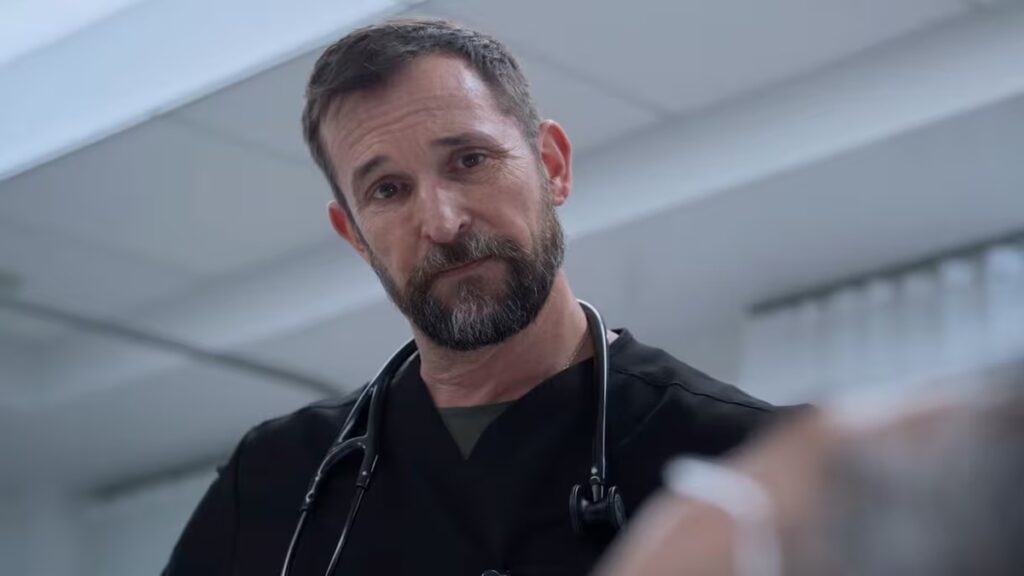 Noah Wyle in una scena del trailer di The Pitt 2