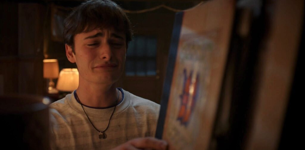 Will in una scena del finale di Stranger Things 