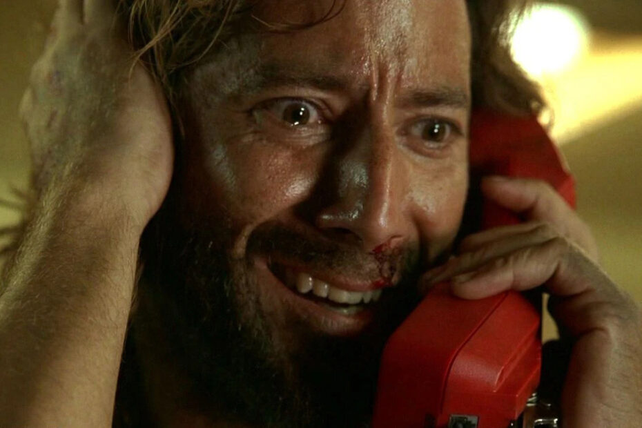 Desmond Hume in una scena di Lost