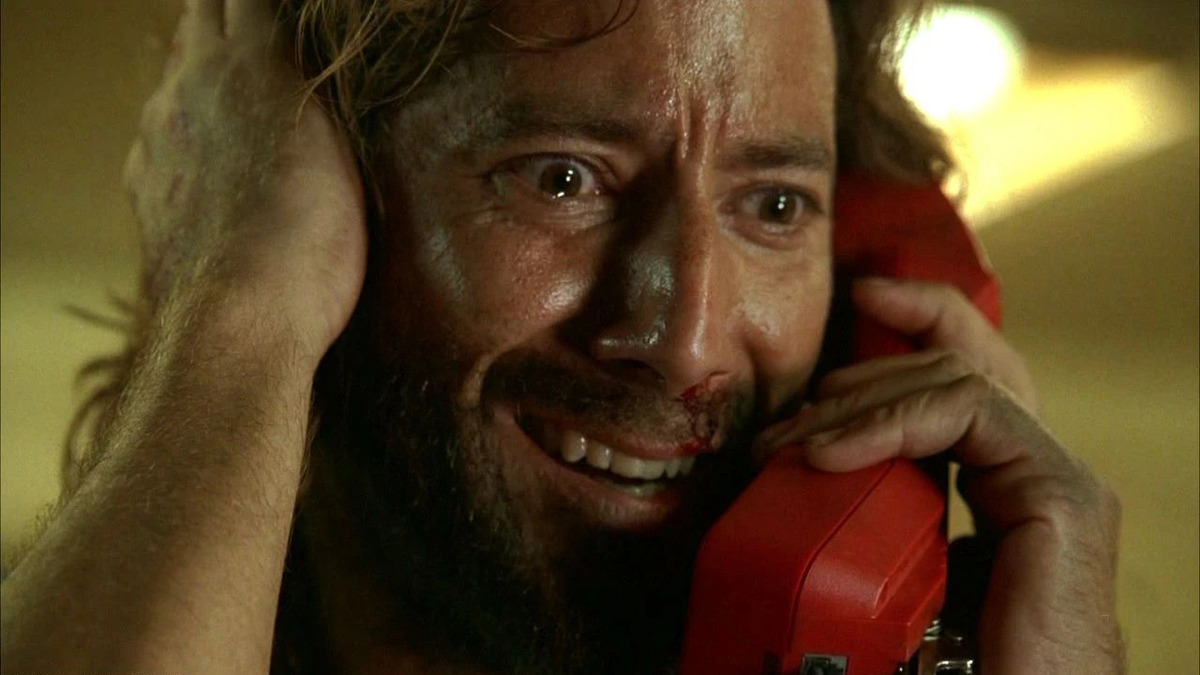 Desmond Hume in una scena di Lost